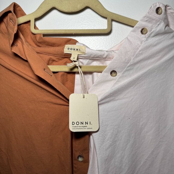 DONNI Duo Pop Button Down - Picture 3 of 3